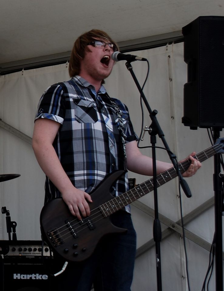 On-stage at the 2019 Enderby Music Festival